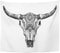 Emvency Tapestry Bull Aztec Longhorn Skull Cow Tribal Western Animals Home Decor Wall Hanging for Living Room Bedroom Dorm 50x60 inches