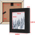 Golden State Art, Smartphone Instagram Frame Collection, Set of 4, 4x4-inch Square Photo Wood Frames, Black