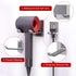 FLE Hair Dryer Holder Wall Mounted Self Adhesive, SUS 304 Stainless Steel Hair Blow Dryer Rack Organizer Compatible with Most Hair Dryers ¦