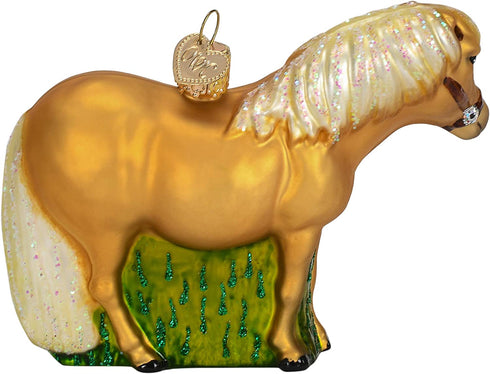 Old World Christmas Ornaments Shetland Pony Glass Blown Ornaments for Christmas Tree