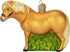 Old World Christmas Ornaments Shetland Pony Glass Blown Ornaments for Christmas Tree