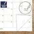 2022 Desk Calendar by AT-A-GLANCE, Monthly Desk Pad, 21-3/4" x 17", Standard, Two Color (GG250000)