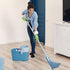 (3 Pack) Commercial Mop Head Replacement, Blue Cotton Looped End String, Industrial Cleaning Mop Heads Replacements Refill