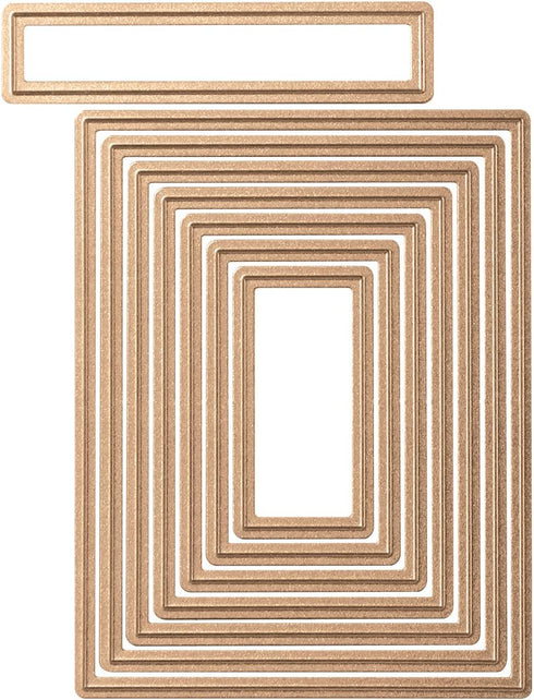 Spellbinders S5-131 Nestabilities Card Creator A-2 Matting Basics A Die Templates