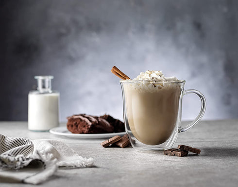 JoyJolt Serene Double Walled Insulated Glasses Coffee Mug (Set of 2) 13.5 Ounces