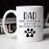 YouNique Designs Dog Dad Mug, 11 Ounces, White, Dog Dad Gifts