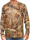 Realtree Men's Essential Camo Lightweight Performance Long Sleeve Shirt (RT Edge, Large)