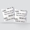 Silica Gel Throw Pillowcases, Lightweight Super Soft Easy Care Pillowcases - 2-Pack, Funny Square Throw Pillow Cover, 16"X16" Decorative Pillowcase Funny Decor Case with Hidden Zipper