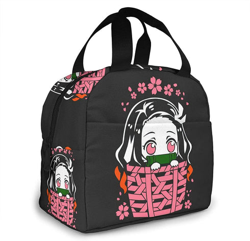 Lunch Bag Tote Meal Bag Reusable Insulated Portable Anime Lunch Box For Women Mens Boy Girl Work School Picnic