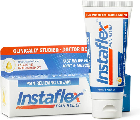 Instaflex Pain Relief Cream Delivers Clinically Studied Pain Relief from Arthritis, Back Pain, Strains and Joint and Muscle Pain (2 oz)