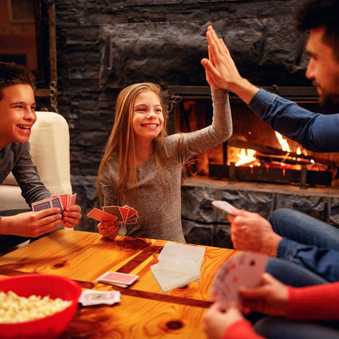 12 Pieces Card Deck Boxes Empty Plastic Storage Box Card Holder Clear Card Case, Snaps Closed