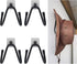 Cowboy Hat Rack Hat Holder Hat Organizer Hat Hanger Hat Wall Mount - Adhesive Metal Hooks - Easy to install - 4 Pack - No Hat