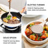 Silicone Kitchen Utensils Set, Deedro 7 Pieces Cooking Utensils Set Silicone Spatula Set with Natural Acacia Wooden Handle, High Heat Resistant Kitchen Gadgets Tools Set, Khaki