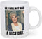 Official The Golden Girls I Will Not Have A Nice Day Mug - 20-Ounce White Ceramic Cup for Hot Coffee, Tea, Water - Best Novelty Drinkware w/ Show Logo - Features Dorothy Zbornak - Licensed Merchandise