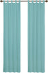 PAIRS TO GO Montana Modern Decorative Tab Top Window Curtains for Bedroom or Living Room (2 Panels), 30" x 84", White