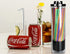 YUPHOO Glass Straw Dispenser 10.6 Inch Drinking Straw Holder Pop Up Straw Lid Organizer for Long Straws, Jumbo Straws, Bendy Straws, Chopsticks(Glass/27cm)
