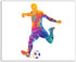 Summit Designs Soccer Bedroom Wall Art Decor Prints - Set of 4 (8x10) Inch Unframed Poster Photos - Kids Gift Idea
