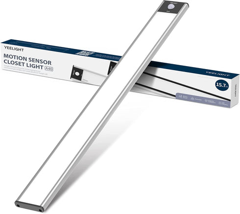 YEELIGHT Under Cabinet Lights, 71 LED Closet Light Motion Activated, Dimmable Rechargeable Under Cabinet Lighting for Closet, Kitchen Cabinet, Wardrobe, Cupboard, Warm White