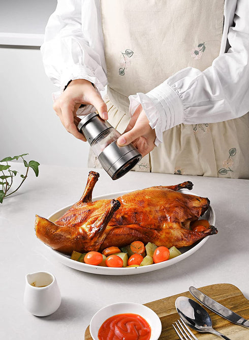 Sweese 715.101 Oval Serving Platters, 12.5 Inch White Porcelain Serving Platters for Party, Large Oval Serving Trays Serving Plates for Fish Dish, Steak, Restaurant, Dessert Shop, Set of 2