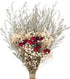 XYXCMOR Natural Dried Flowers Bouquet Real Touch Dried Roses with Stems Dried Baby's Breath Flowers with Dried Lavender Bundles for Wedding Home Farmhouse Table Centerpieces Vase Filler Decor