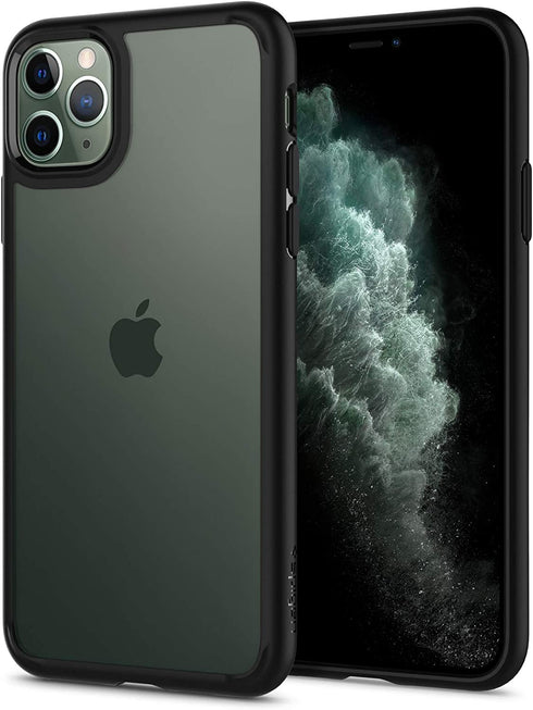 Spigen Ultra Hybrid case Compatible with iPhone 11 Pro Max - Black - 6.46 inches