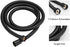 BESy 2 In 1 Function Handheld Shower Head Set High Pressure 7 Inch Shower Head High Flow Hand Shower Wand with 59 Inch Hose, Bracket, Matte Black Finish