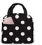 Kslai White and Black Polka Dot Lunch Bag Tote Bag Lunch Bag for Women Lunch Box Insulated Lunch Container