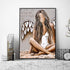 Angels Canvas Wall Art Angel Wall Decor Angel Wings Poster Angel Canvas Art - And In Her I See - Angel Feather Ground Wings Decor Paintings on The Wall Posters for Living Room UNFRAMED 16x24in