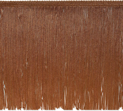 Trims by the Yard 6" Chainette Fringe Trim | Cocoa | (10 yard cut)