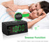 Jingsense Digital Alarm Clock Radio with AM/FM Radio, 1.2? Big Digits Display, Sleep Timer, Dimmer and Battery Backup, Bedside Alarm Clocks with Easy Snooze for Bedrooms, Table, Desk Outlet Powered