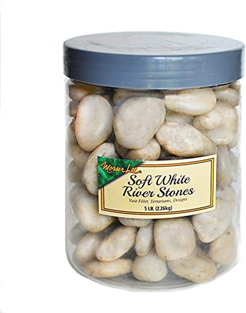 Mosser Lee White ML2161 Soft River Stones, 5 lb
