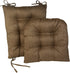 The Gripper Non-Slip Omega Jumbo Rocking Chair Cushions Set, Seat and SeatBack Pads, 1, Gold