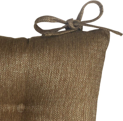 The Gripper Non-Slip Omega Jumbo Rocking Chair Cushions Set, Seat and SeatBack Pads, 1, Gold