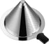 Small Size Pour Over Coffee filter Paperless Pour Over Coffee Dripper Manual Reusable Stainless Steel Coffee Filter, Single Drip Brew, Double Mesh Liner (1~2 Small Cups)