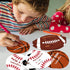 Valentines Boxes for Kids - Football Valentine Day Cards for Classroom Exchange Boys Girls School Class Party Favors(1 Mailbox, 24 Valentine Cards)