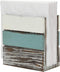 MyGift Rustic Napkin Holder Torched Wood Home Kitchen Napkin Dispenser Rack with Mixed Color Design