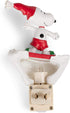 Roman 133788 Snoopy Snowboard Night Light with Holy, 6.25 inch, Multicolor