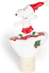 Roman 133788 Snoopy Snowboard Night Light with Holy, 6.25 inch, Multicolor