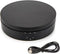 Leadleds 360 Degree Turntable Display Stand, 3 Speeds Electric Rotating Display Stand for Photography Video Shooting Props Jewelry (Black)