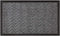 Gorilla Grip Durable Natural Rubber Door Mat, Waterproof, Low Profile, Heavy Duty Welcome Doormat for Indoor and Outdoor, Easy Clean, Rug Mats for Entry, Patio, Busy Areas, 17x29, Steel Chevron