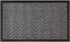 Gorilla Grip Durable Natural Rubber Door Mat, Waterproof, Low Profile, Heavy Duty Welcome Doormat for Indoor and Outdoor, Easy Clean, Rug Mats for Entry, Patio, Busy Areas, 17x29, Steel Chevron