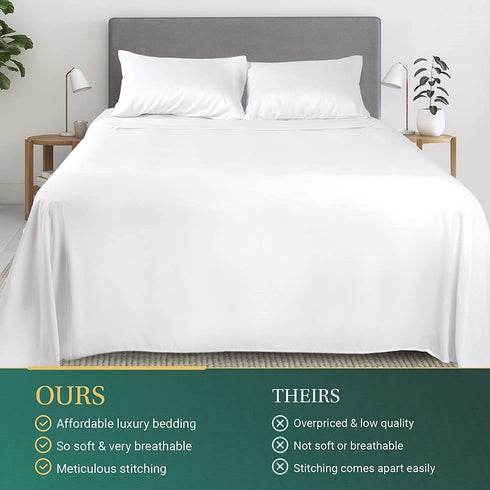 GREEN LIFESTYLE Smooth and Silky Feel Microfiber King Bed Sheet Set 1800 Thread Count Super Soft, Breathable, Wrinkle and Stain Resistant Fabric 4 Piece Spa Blue