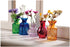 ART & ARTIFACT Flower Vases Set of 5 Small Glass Vases for Flowers, Jeweltone or Clear Glass Bud Vases - Jeweltones