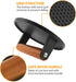 AJinTeby Cast Iron Grill Press, Bacon Press, Griddle Press with Wooden Handle, 7-Inch Round Heavy Duty Burger Press with Solid Wood Handle