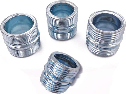 HOWDIA 1"/25.4mm Diameter Connectors for Coarse Thread 0.047"/ 1.2mm Thick Wire Shelving Parts, Wire Shelf Unit Accessories Replacement, Post Extension Kit for Wire Storage Shelves Metal Rack, 4 Pack