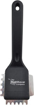 FryOilSaver Co. 90052 Panini Grill Brush - Commercial Electric Grill Stiff Bristle Brush - Stainless Steel Bristles with Hard Plastic Handle - 3 Different Scraper Heads - Heavy Duty Small Grill Brush