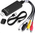 AIFUSI USB 2.0 Audio/Video Converter, VHS to Digital Converter, Video Capture Card VCR TV to DVD Converter for Mac, PC Support Windows 2000/10 / 8/7 / Vista/XP/Android