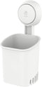 LEVERLOC Toothbrush Holder Suction Cup Wall Mounted Drill-Free for Bathroom Shower Electric Toothbrush Toothpaste Razor Holder Removable Waterproof Sturdy Self Draining, Tableware Holder for Kitchen
