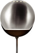 Amazon Brand Rivet Mid Century Modern Wall Mounted Plug-In Sconce Light, 7.25"H, Polished Nickel