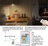 HONGUT 12 Colors Changing Accent Light, Rechargeable Picture Light with Remote, Wireless Dartboard Light, Puck Light with 330°Rotatable Light Head, Stick on Art Spotlight Indoor for Display, Painting